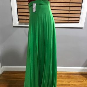Vintage pleaded green skirt